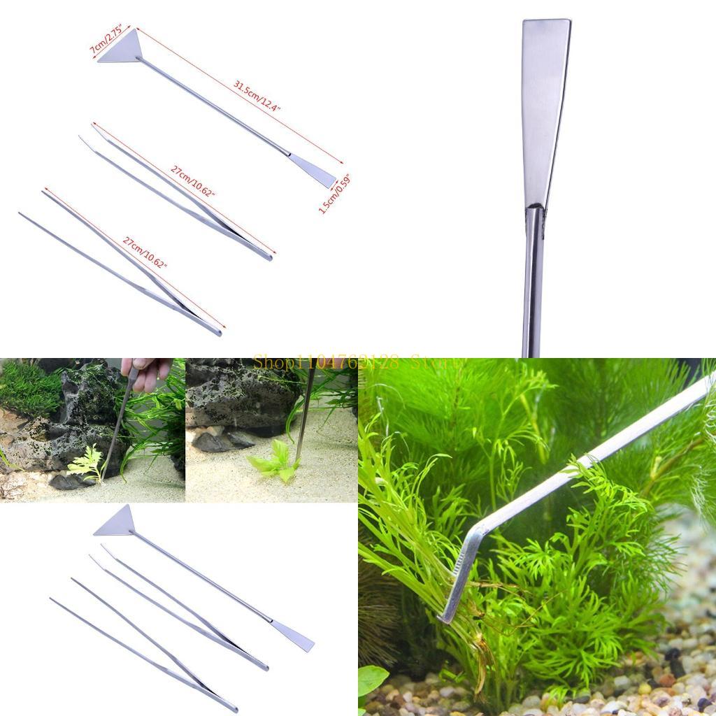 Aquarium Plants For Sale - 3-pak pęsety akwariowej szpatułki narzędzia zestaw
