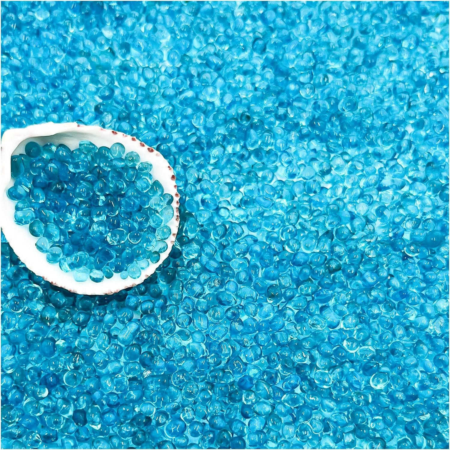 Aquarium Sand White - 500g Dekoracja akwarium Kamienny kryształowy piasek