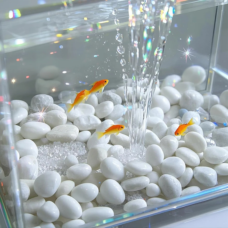 Naturalne Białe Polerowane Kam – Aquarium Sand White recenzja i cena
